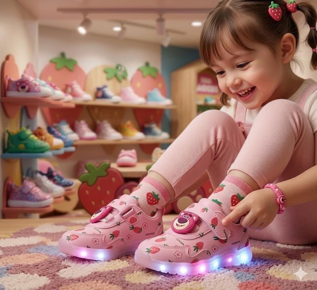 BM074 ZAPATILLAS LOTSO PARA NIÑAS CON LUCES