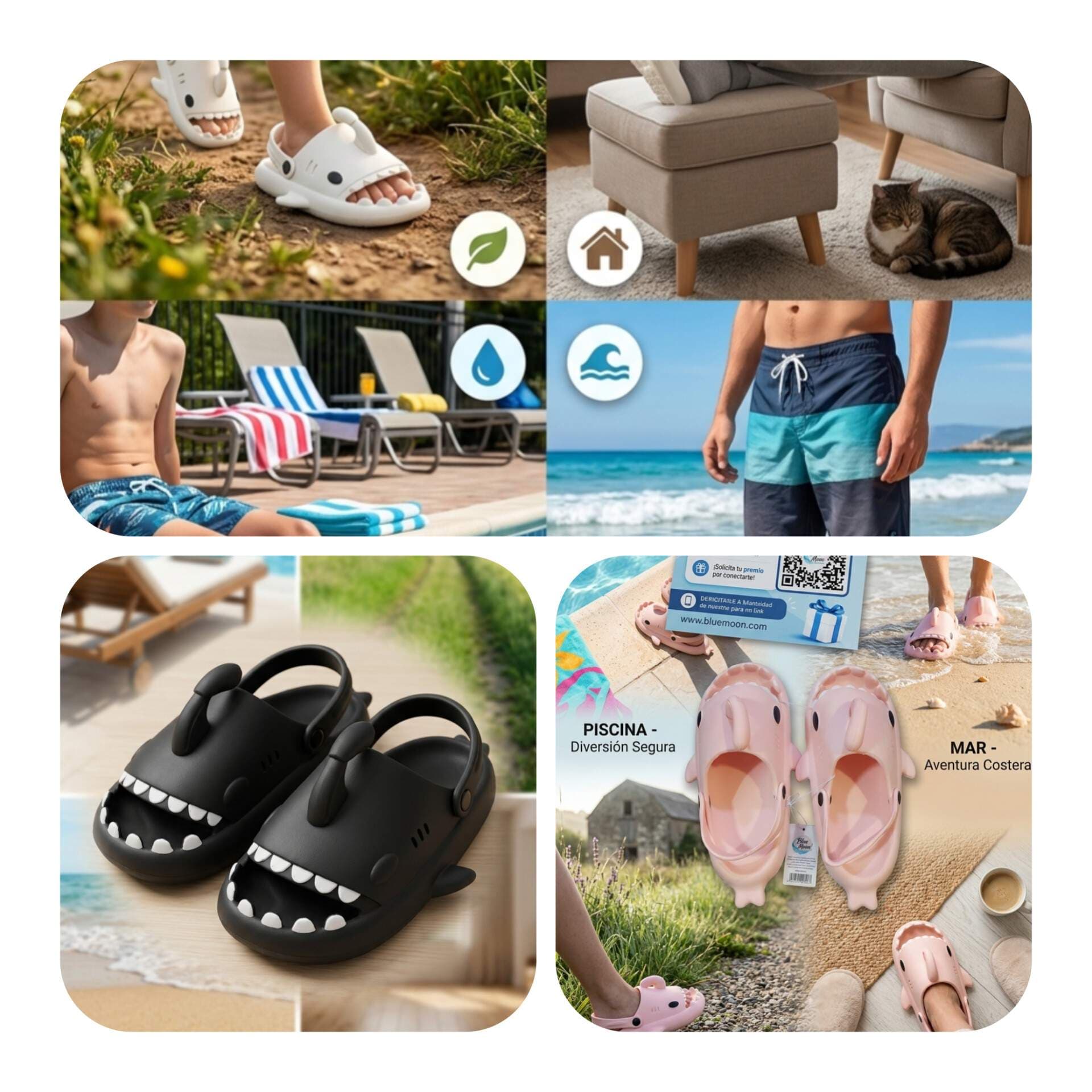 BM142 SANDALIA SHARK ADULTO