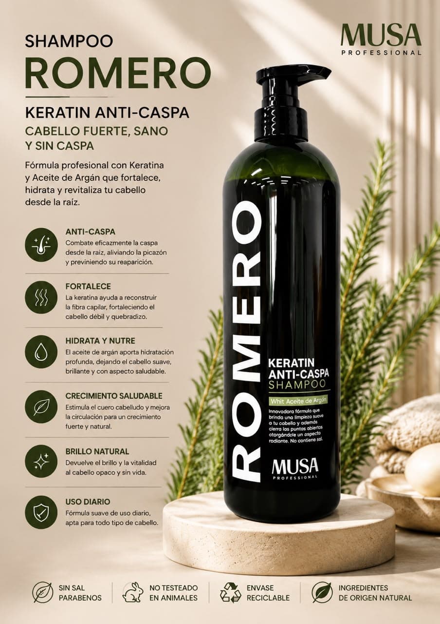 BM229 SHAMPOO DE ROMERO