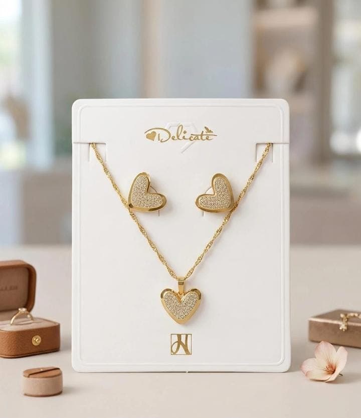 BM245 SET COLLAR + ARETES DELICATE BM2300