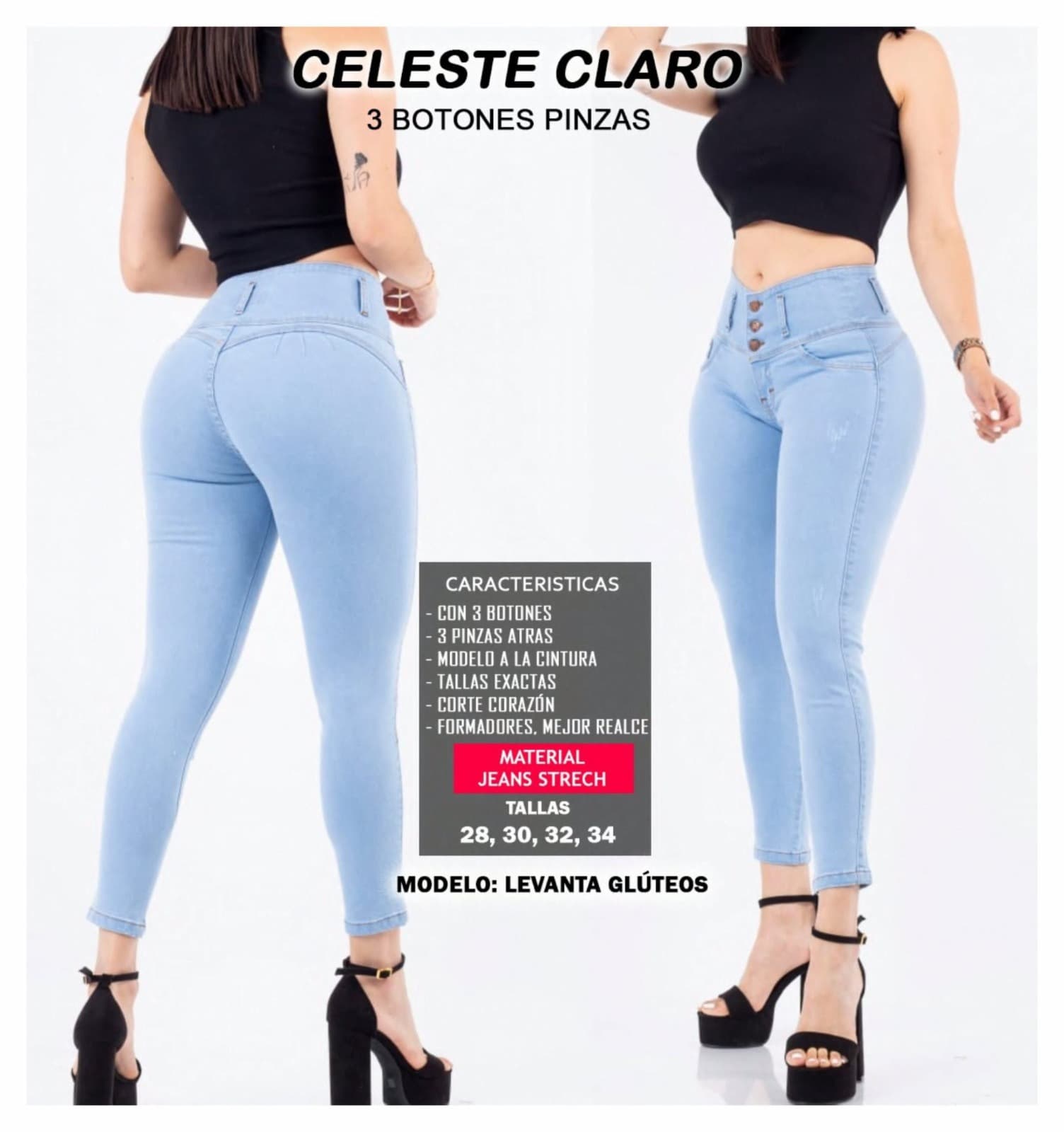 PANTALON JEAN DAMA