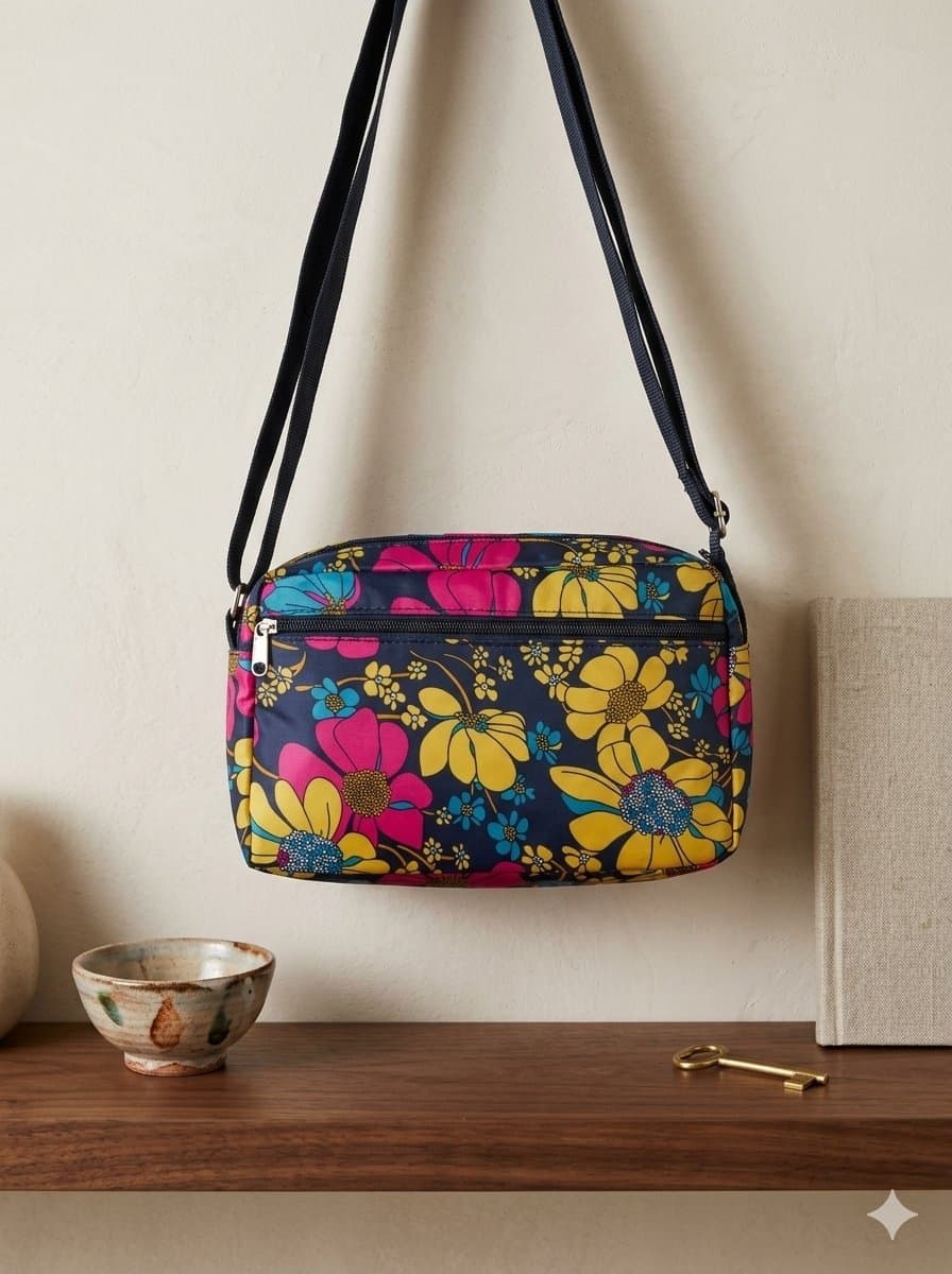 BOLSO FLOREADO PARA DAMA