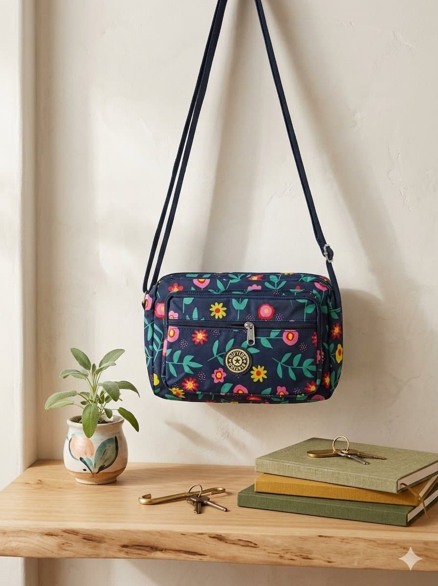 BOLSO FLOREADO PARA DAMA