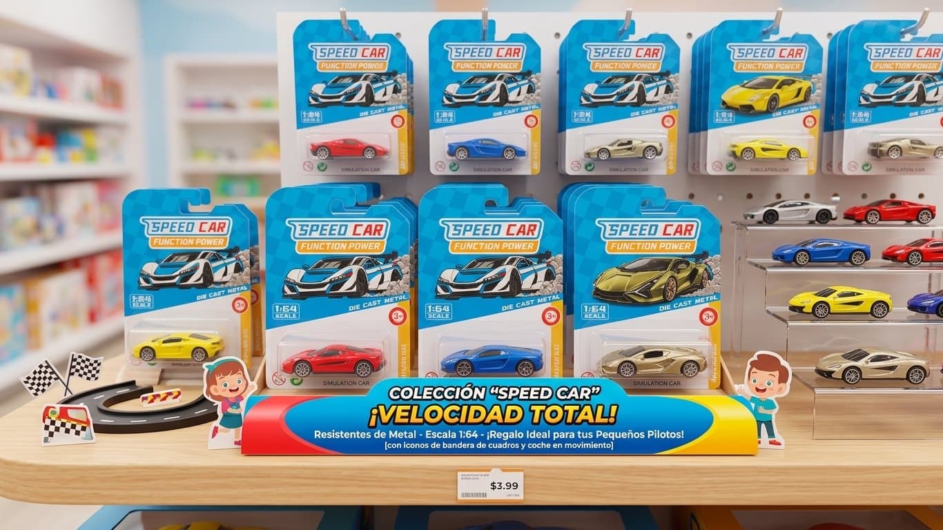 OFERTA CARRITO SPEED CAR DE METAL