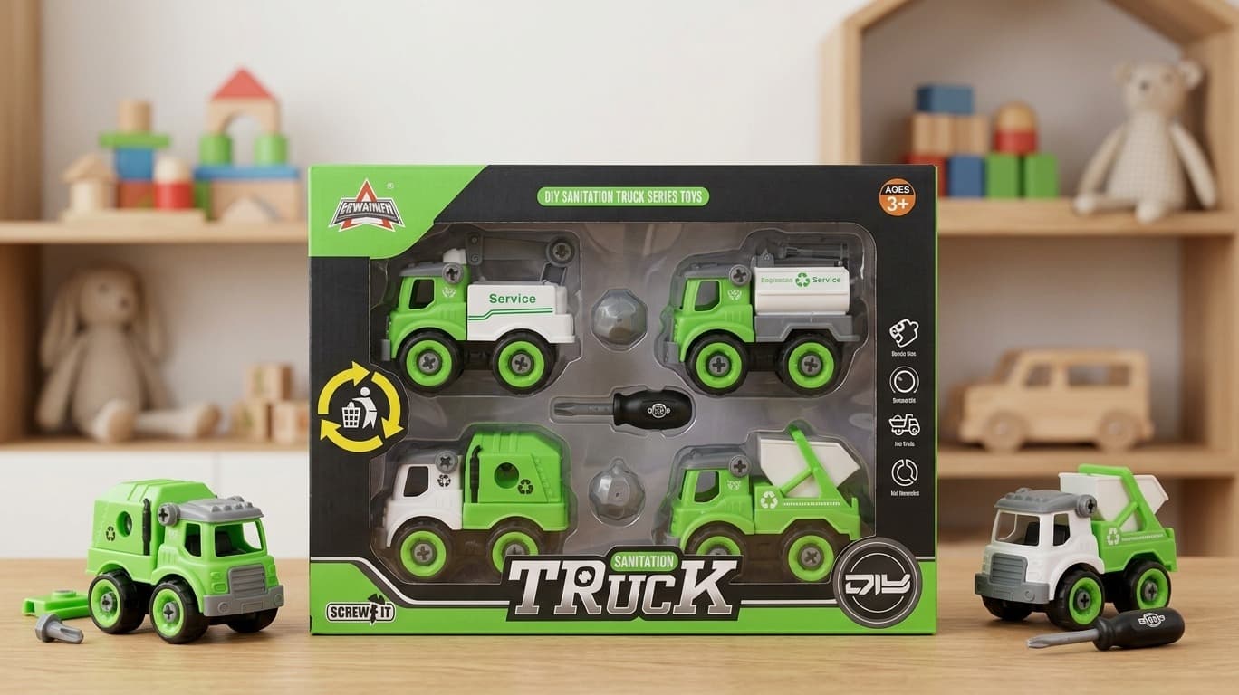 DIDÁCTICO – SET DE CARRITOS TRUC