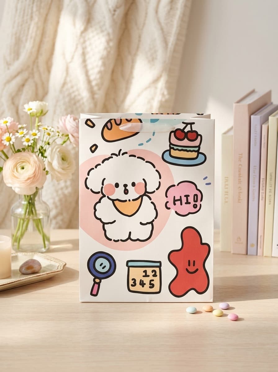 BOLSA DE REGALO OSITOS KAWAII GRANDE