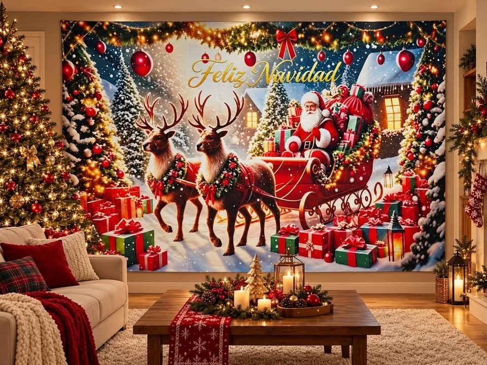 FONDO DE PARED NAVIDEÑO