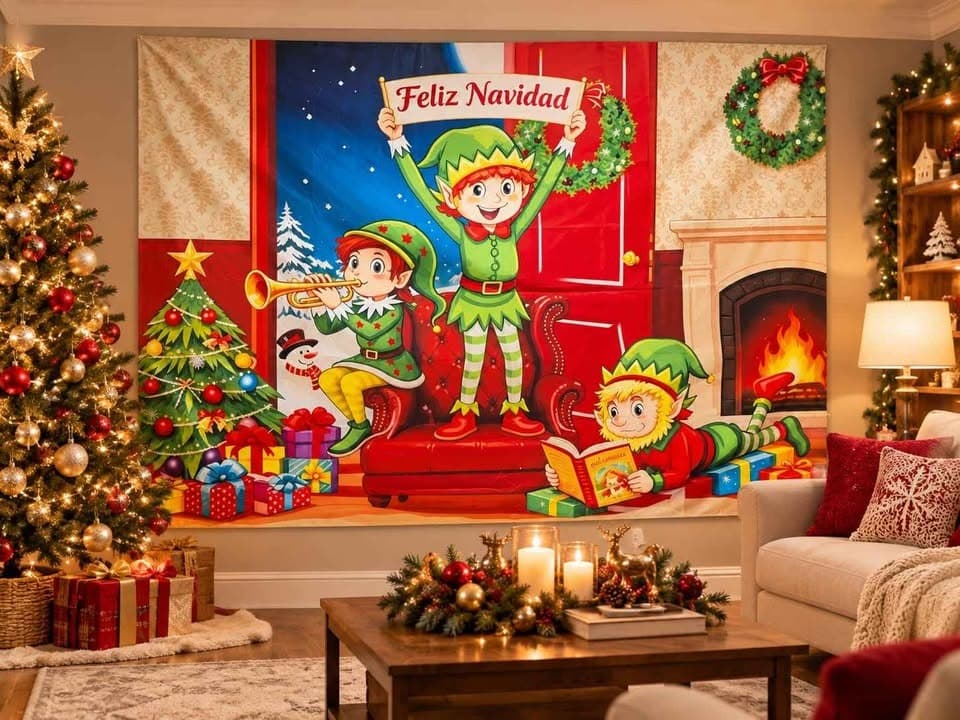 FONDO DE PARED NAVIDEÑO