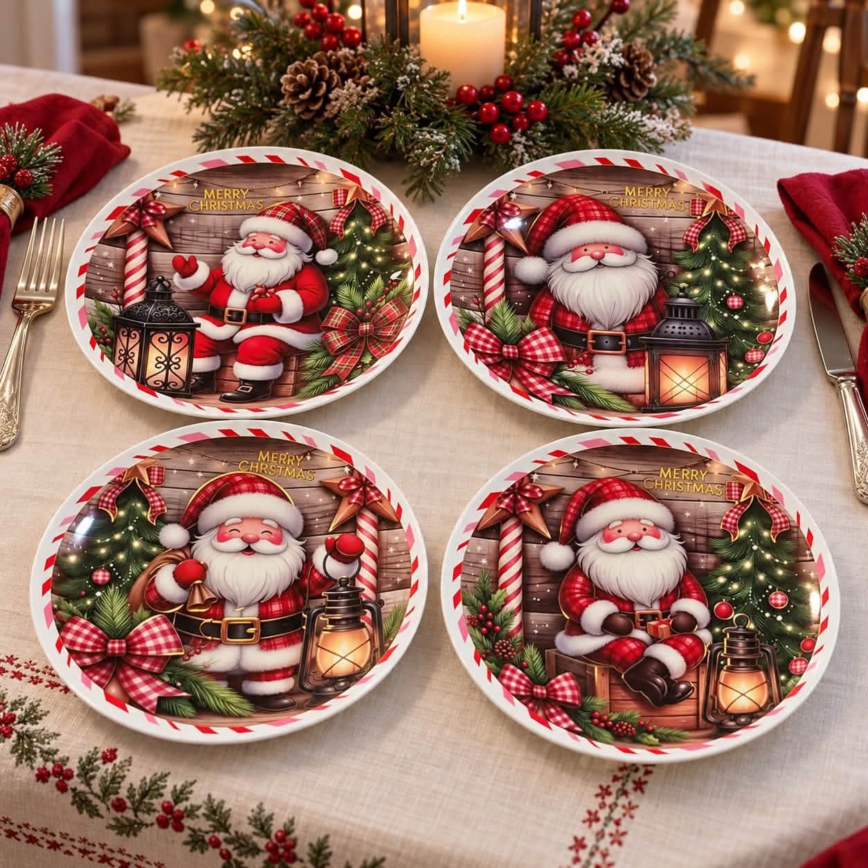 PLATO DE CERÁMICA NAVIDEÑO