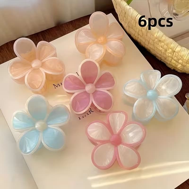 GANCHITO FLOR PASTEL