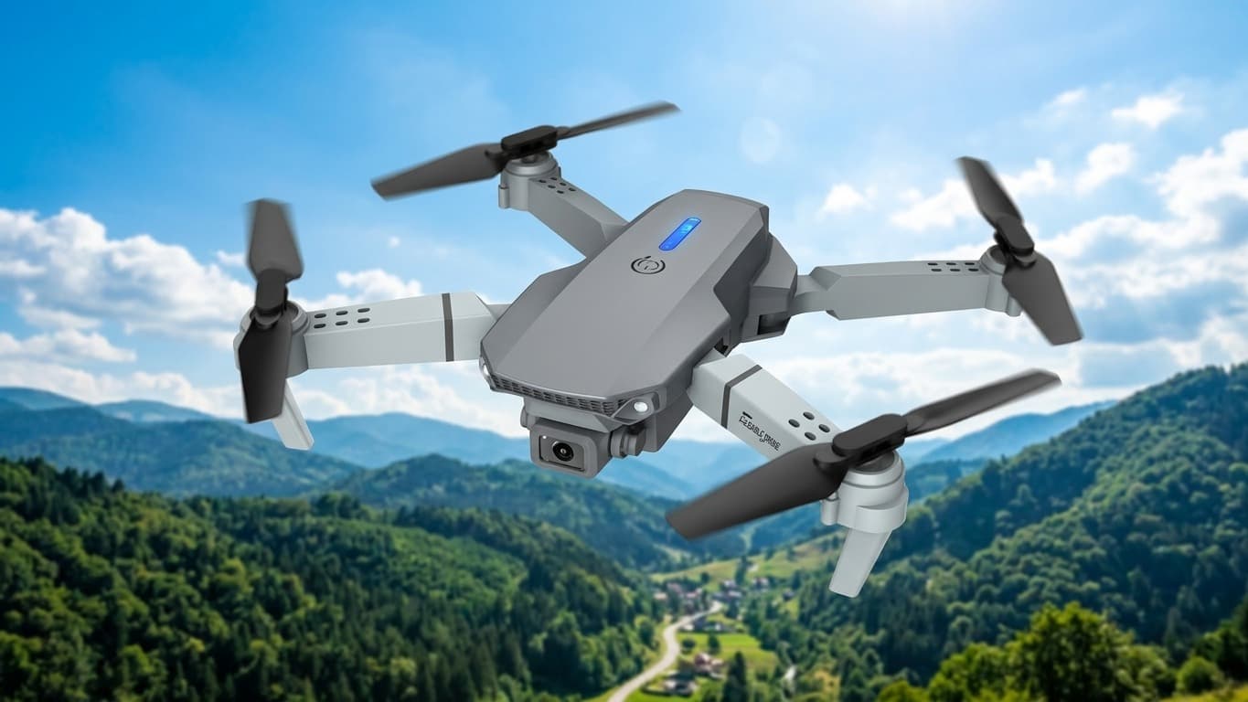 MINI DRON PLEGABLE E88