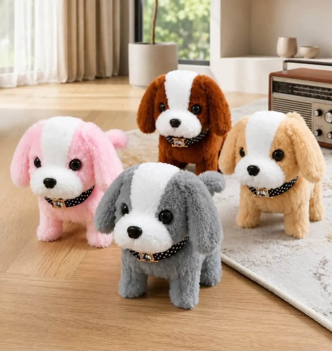 PELUCHE PERRITOS CAMINADORES C/SONIDO