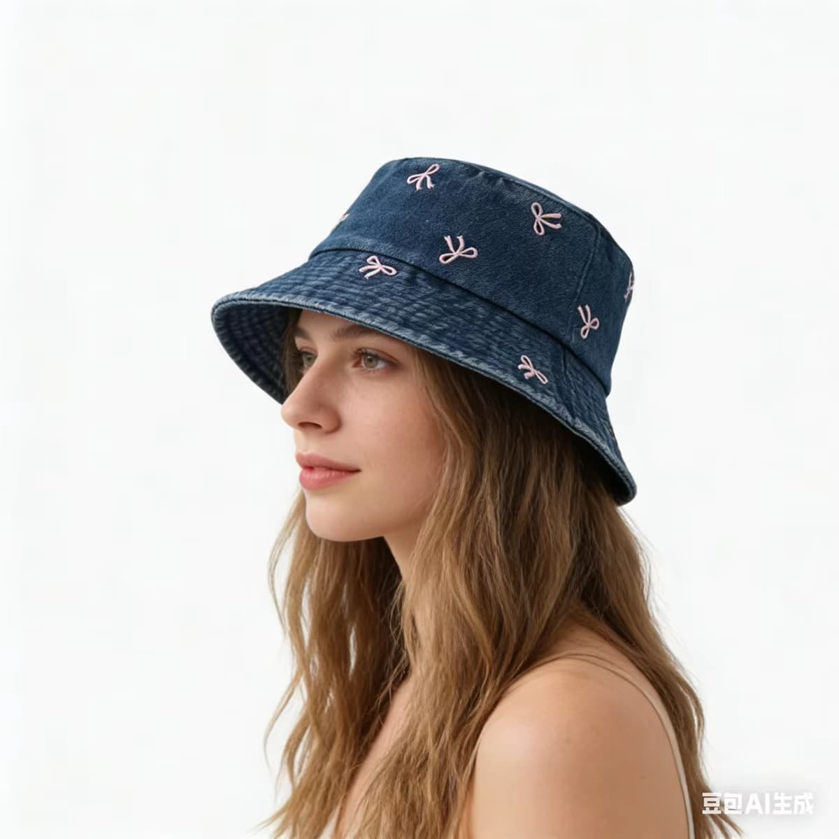 GORRO JEAN CON LAZO