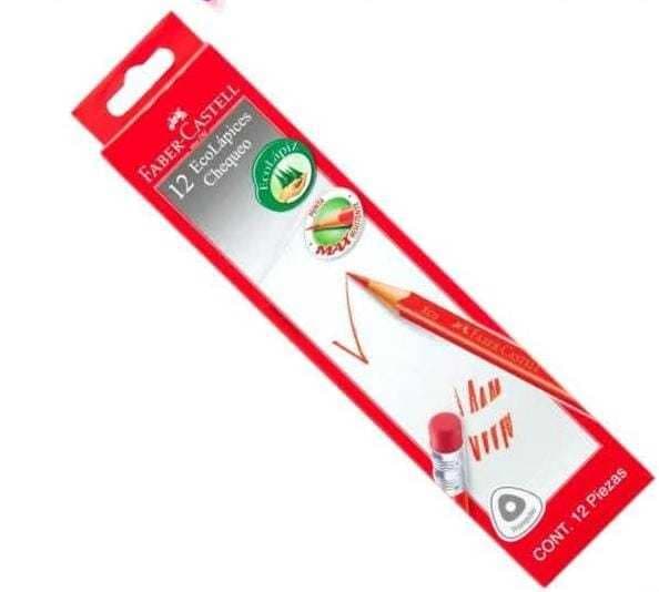 FABER CASTELL SET 12 LAPIZ CHEQUEO