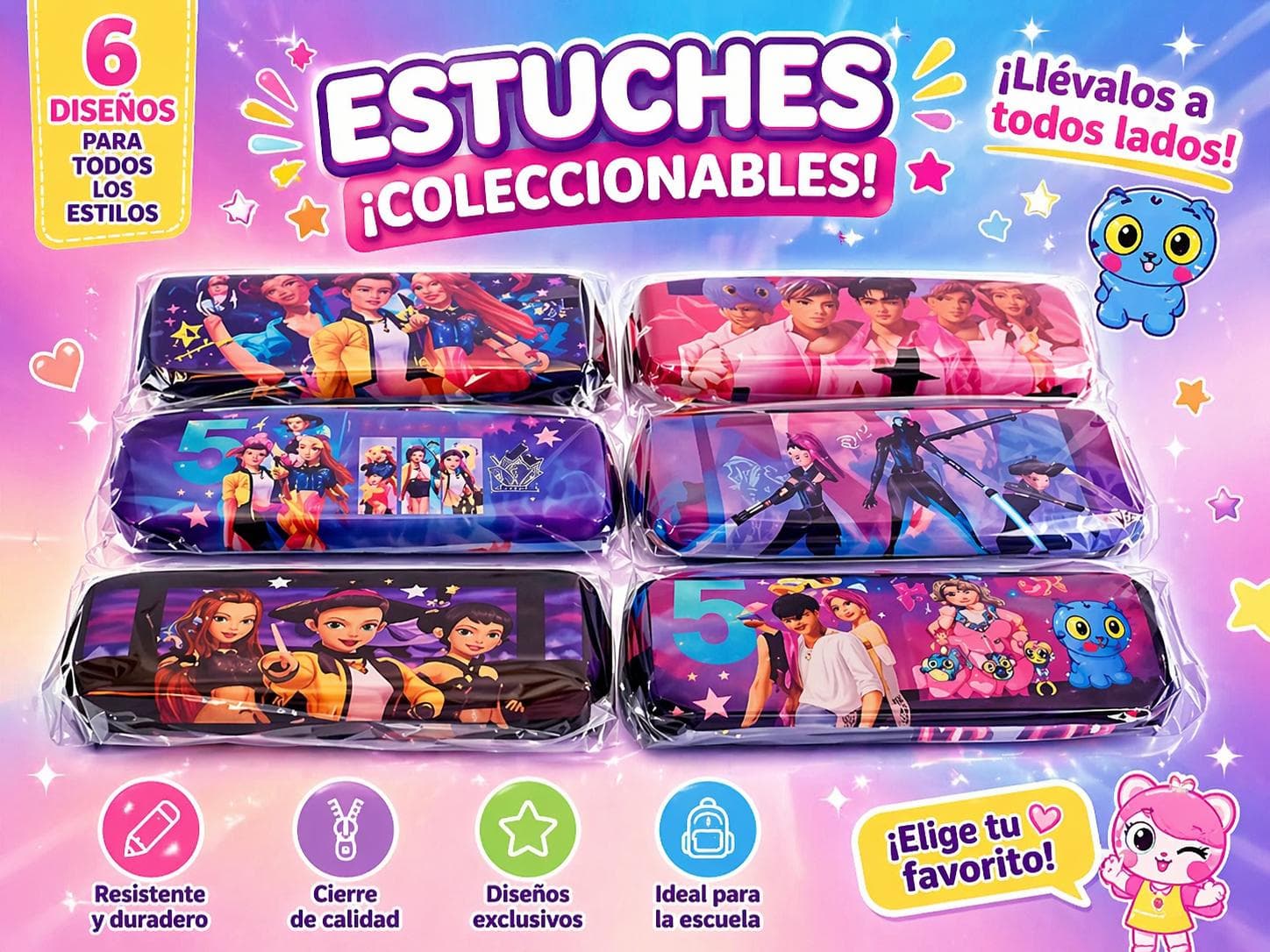 CARTUCHERA K POP