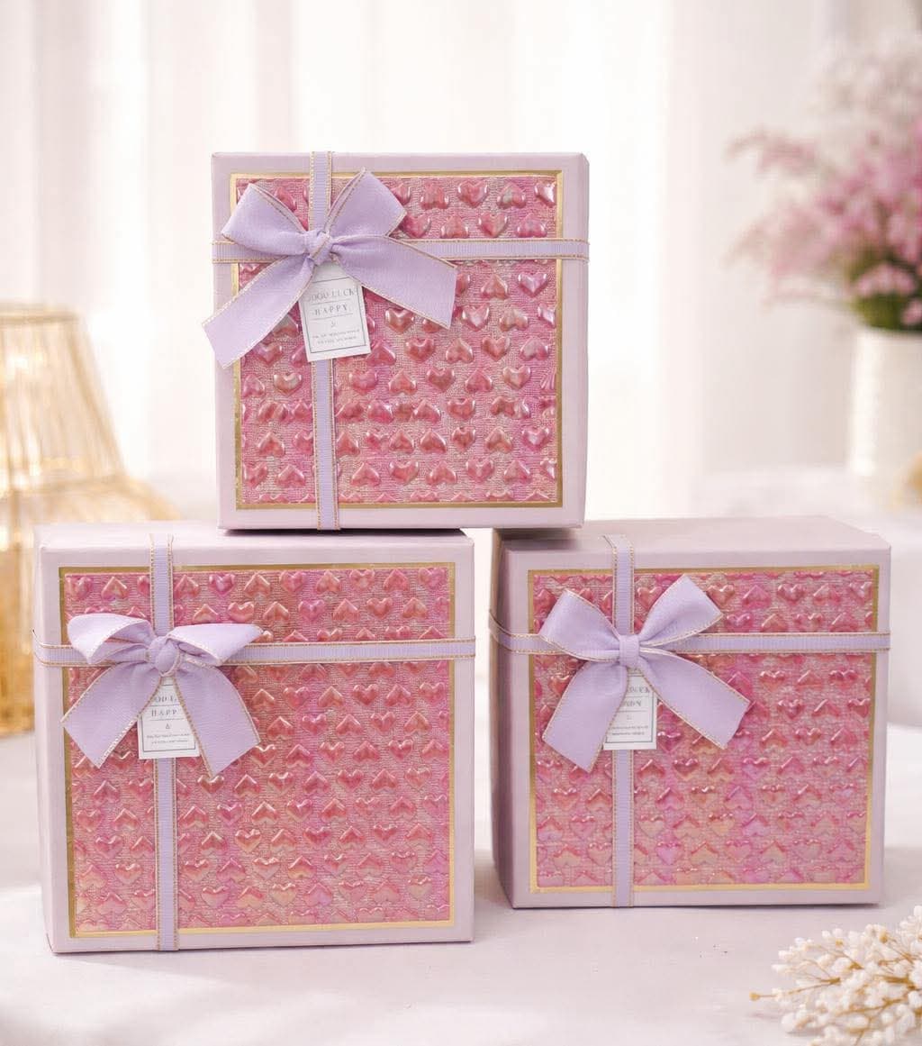 SET DE 03 CAJAS CON LAZO MAMÁ