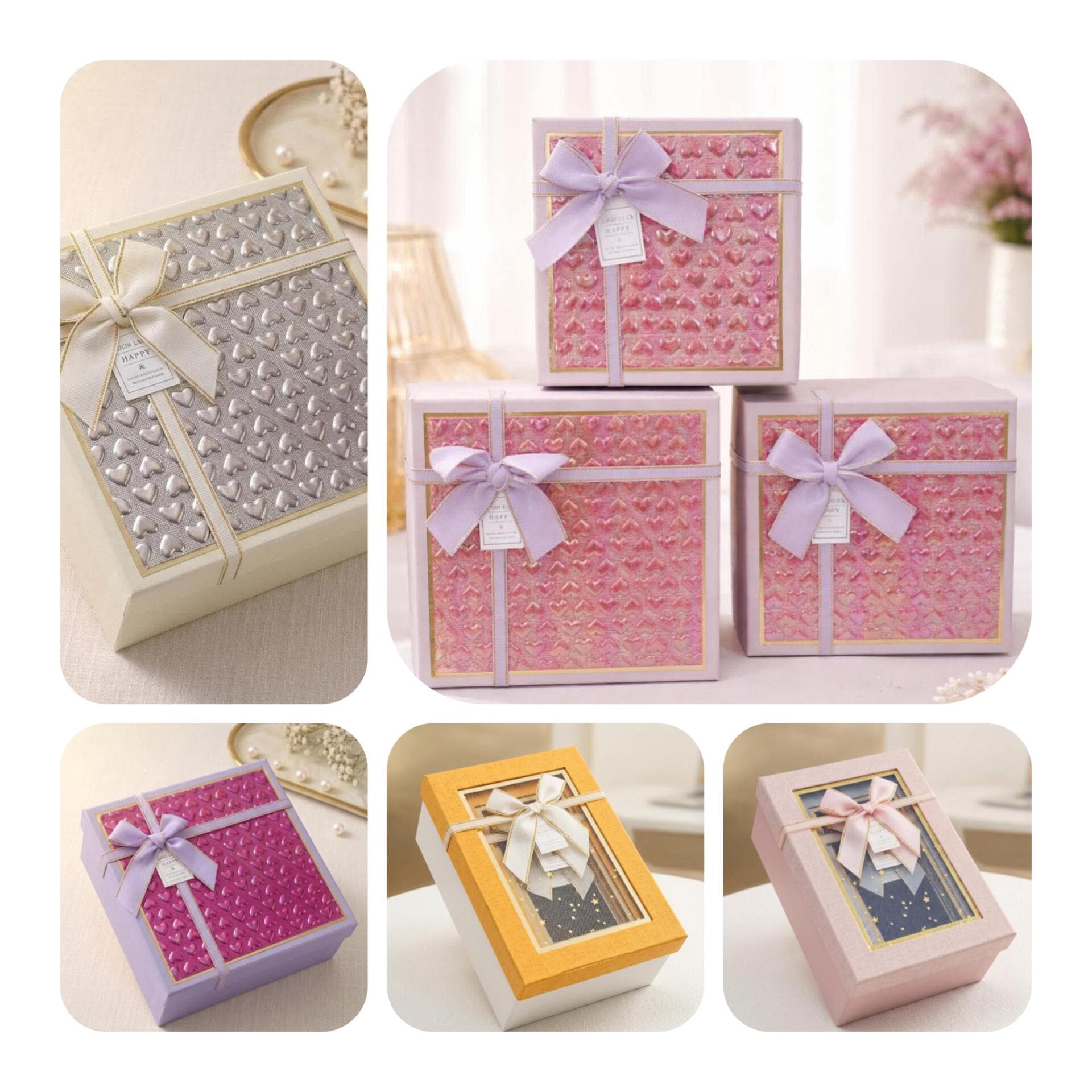 SET DE 03 CAJAS CON LAZO MAMÁ