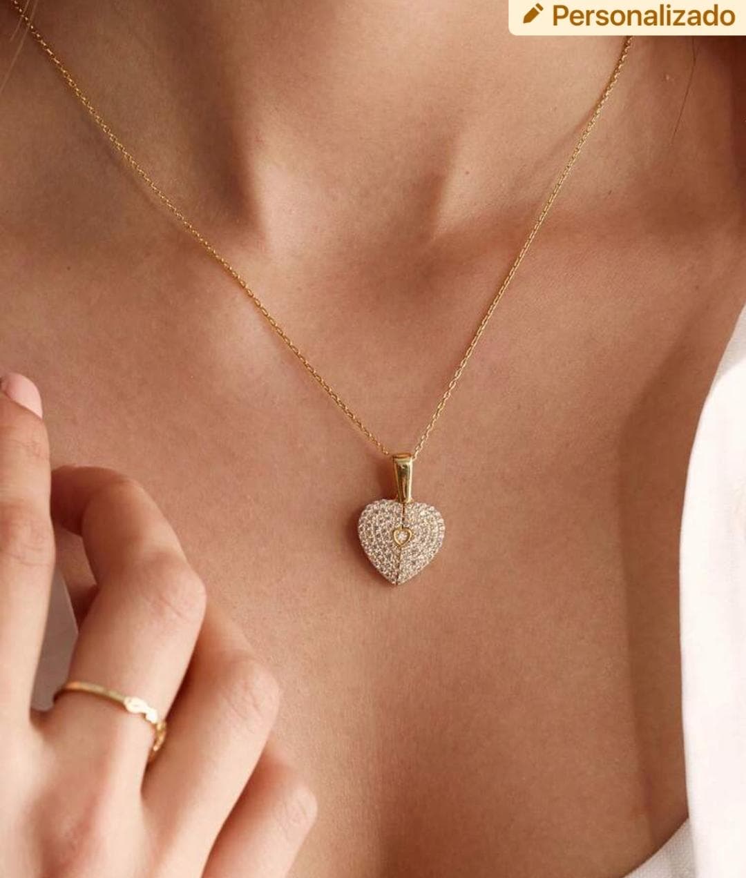 GRABADO COLLAR CORAZÓN