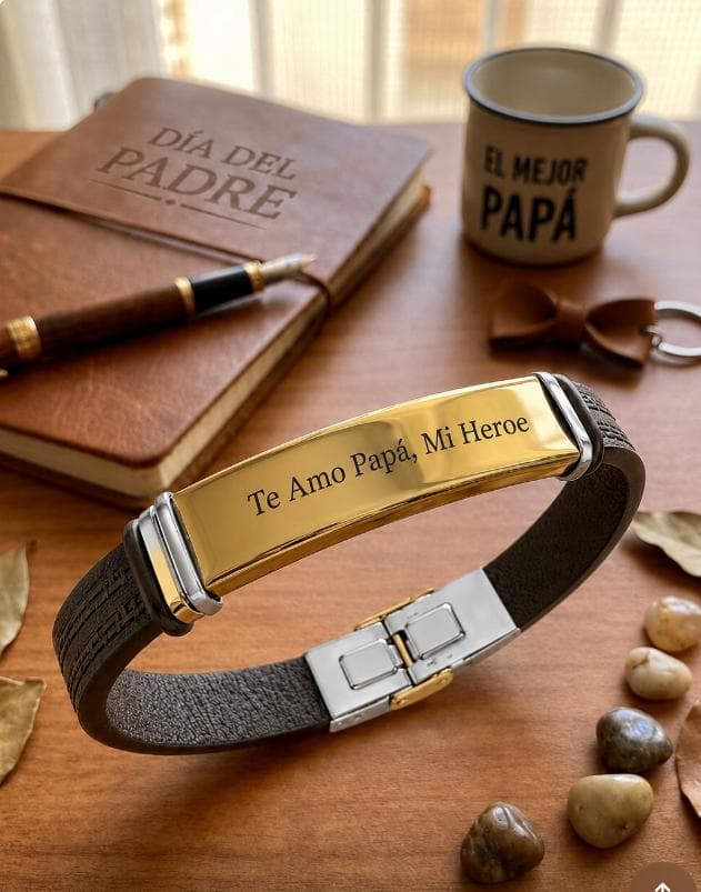 GRABADO PULSERA ACERO  PAPÁ