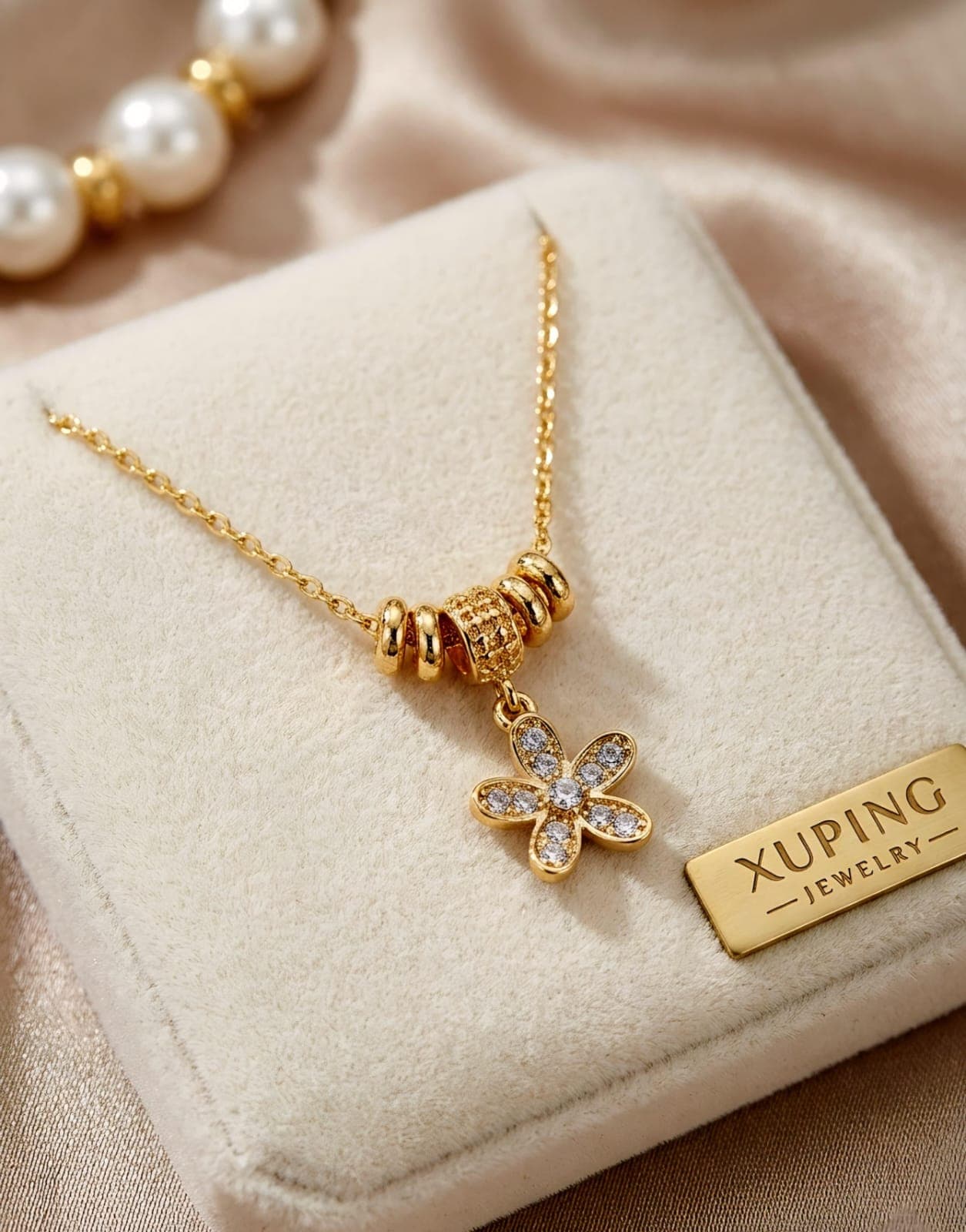 COLLAR + DIJE FLOR