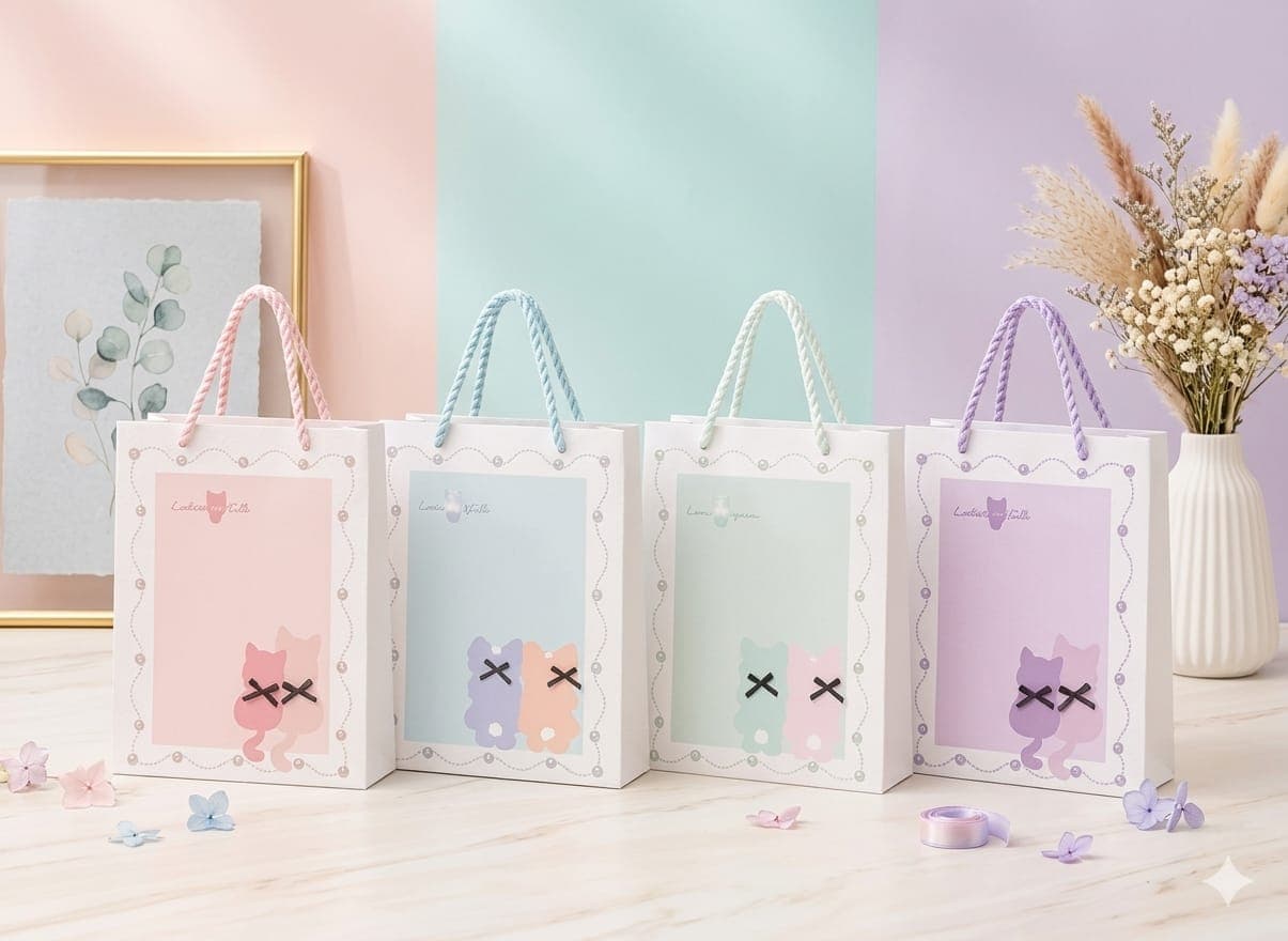 BOLSA DE REGALO GATITOS PEQUEÑO