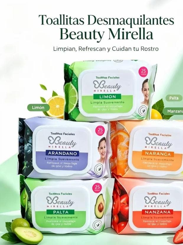 TOALLITAS FACIALES CON AROMA