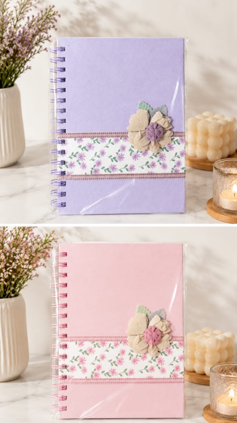A5:CUADERNO ANILLADO ATERCIOPELADO 3D
