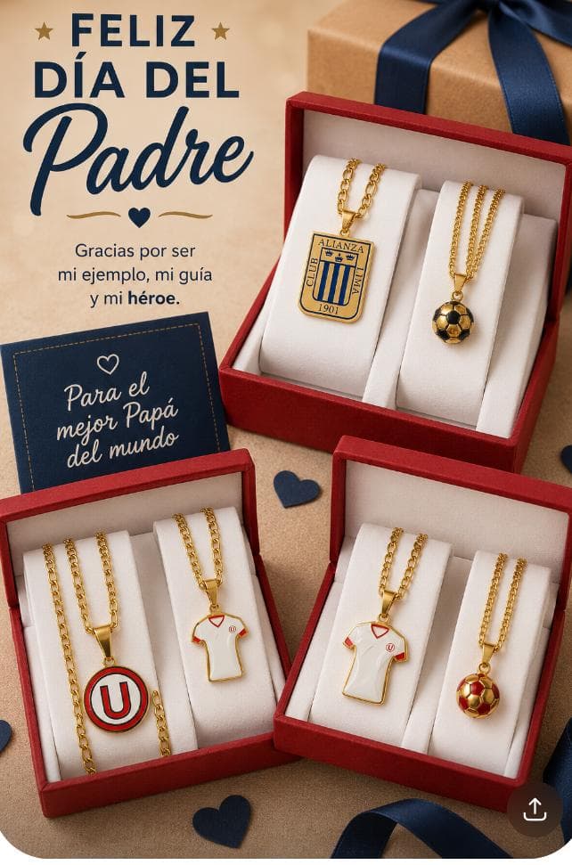 SET DE 02 CADENAS EQUIPO DE FUTBOL + PELOTITA + CAJA